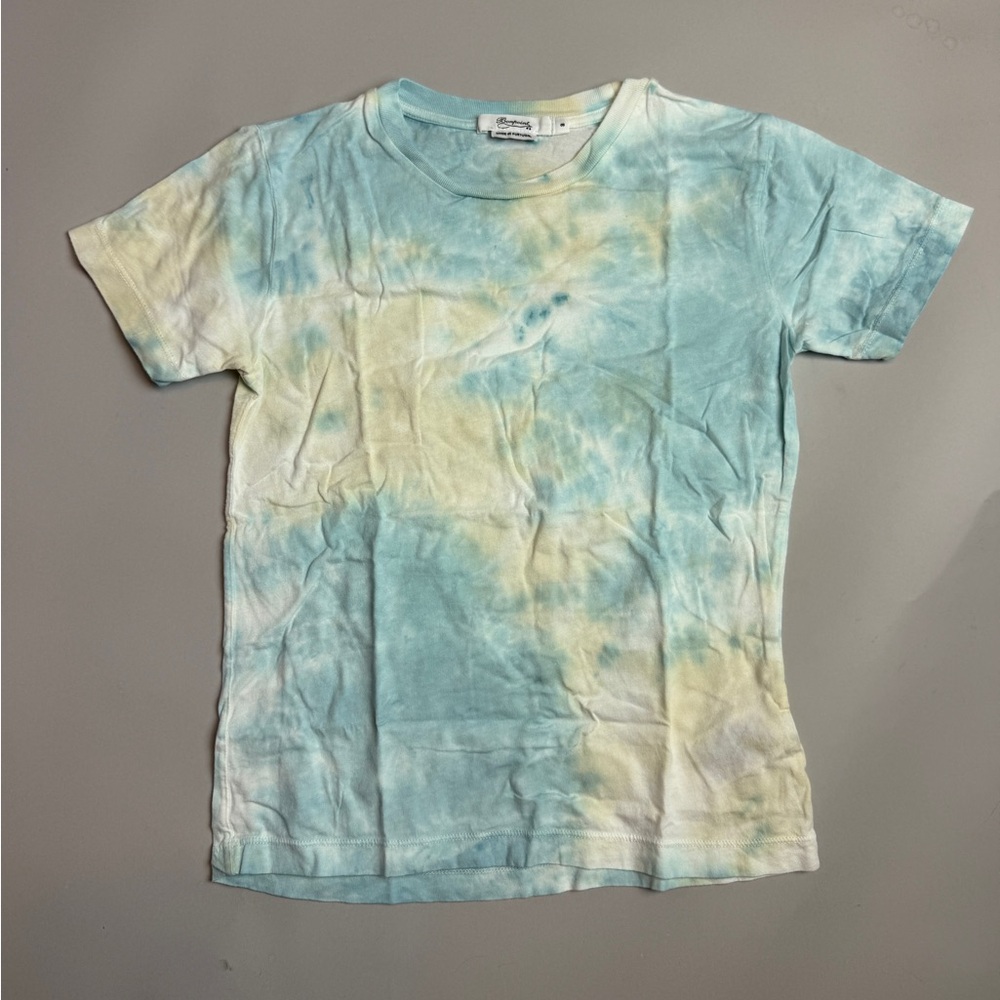 Bonpoint Kids Tie-Dye T-Shirt - Blue and Yellow